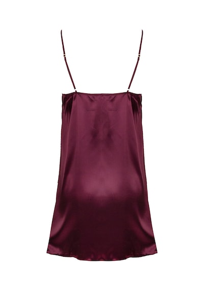 Magic Form 87430 Kadın İp Askılı Saten Gecelik-bordo Bordo