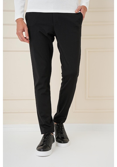 Efor P 1163 Slim Fit Siyah Klasik Pantolon Siyah