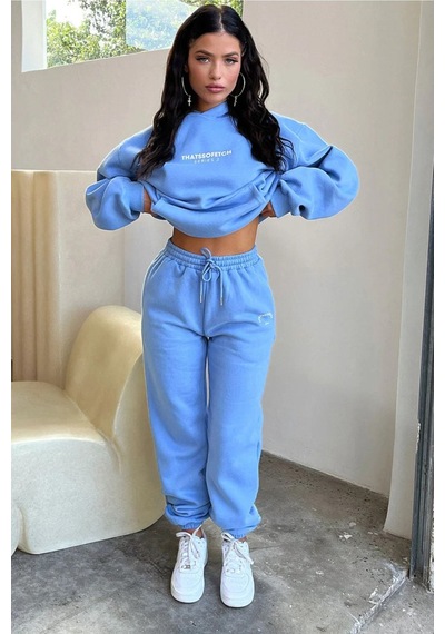 Bebe Mavisi So Fetch Series 2 Eşofman Takımı - Baskılı Oversize Kapüşonlu Şardonlu Bebe Mavisi Bebe Mavisi So Fetch Series 2 Eşofman Takımı - Baskılı Oversize Kapüşonlu Şardonlu Bebe Mavisi
