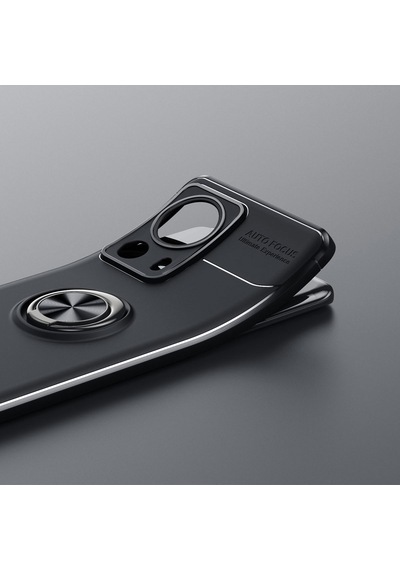 Xiaomi Uyumlu Mi 13 Lite Kılıf Zore Yüzüklü Ravel Silikon Kapak