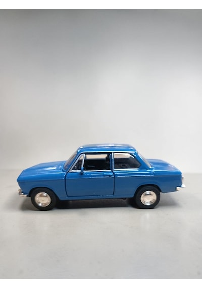 Nostaljik Mavi Bmw 2000 Tı 1/32 Ölçek Metal Çek Bırak Kapılar Açılır Model Araba Çok Renkli