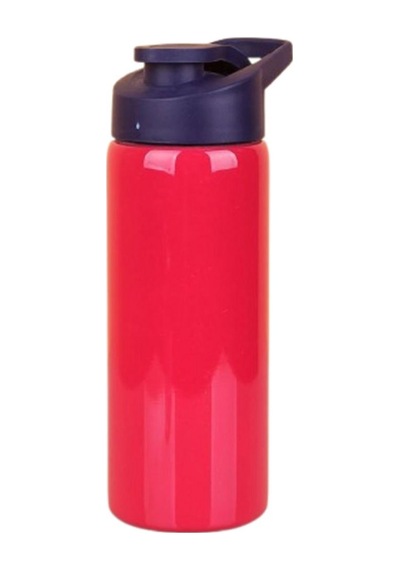 600 Ml Paslanmaz Çelik Spor Kapak Su Matarası Okul Outdoor Bpa İçermez - Kırmızı Kırmızı