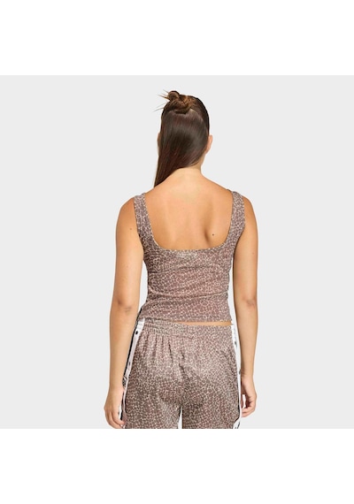 Adidas Allover Print Kadın Atlet Kd8822 Çok Renkli
