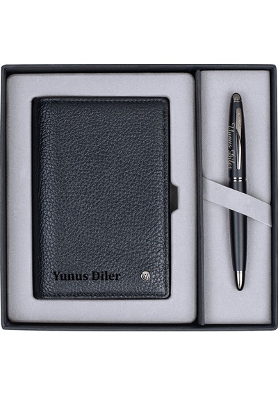 İsme Özel Scrikss 88 Knight Mat Siyah Kalem & Jotter Siyah