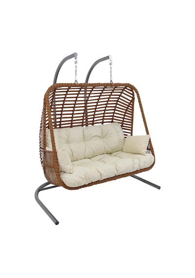 Monalin Home Garden Monalin Mobilya Kudüs Makrome El Örgüsü Çift Kişilik Balkon Teras Bahçe Salıncağı Kahverengi Monalin Home Garden Monalin Mobilya Kudüs Makrome El Örgüsü Çift Kişilik Balkon Teras Bahçe Salıncağı Kahverengi