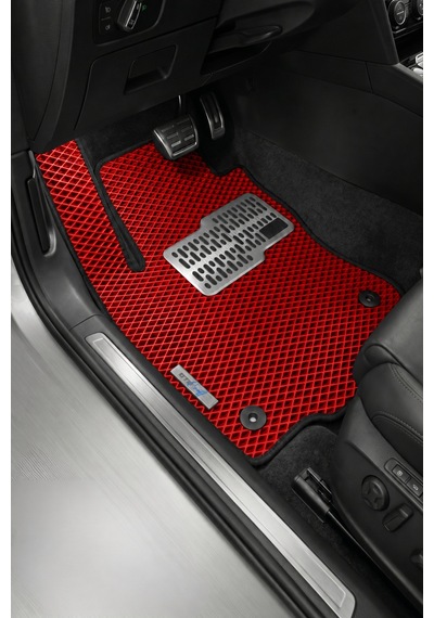 Otocraft Renault Trafic 2008-2014 Uyumlu Kırmızı 3d Havuzlu Eva Ön Kabin Paspası Tek Parça Araca Özel