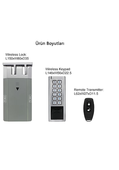 Bluetooth Kontrollü Elektronik Kapı Kontrol Sistemi Şifre+kart