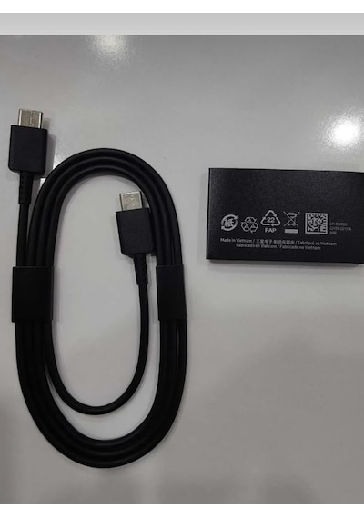 Samsung Uyumlu Usb Type-c - Usb Type-c Kablo Type C Kablo Siyah Standart