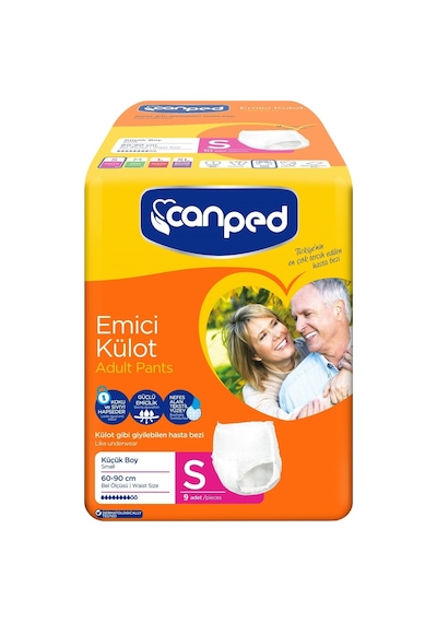 Canped Emici Külot Hasta Bezi S-küçük Small 18 Adet 2pk 9