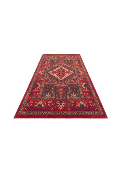 Hoom Rugs Cadis Kdm 04 Red Vintage El Emeği Yüksek Kara Tezgah Halısı Kırmızı