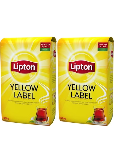 Lipton Yellow Label Siyah Çay 2 x 1 KG