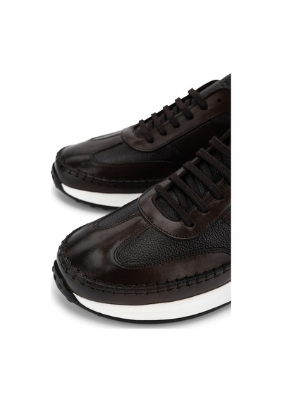 Tamer Tanca Erkek Hakiki Deri Kahverengi Sneakers & Spor Ayakkabı 1203 293 Erk Ayk Sk26-27 Kahve Dr