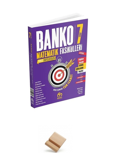 Model 7. Sınıf Banko Matematik Fasikülleri + Telefon Standı