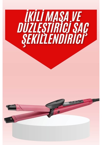 Saç Şekillendirici Düzleştirici Ve Maşa Özellikli Şekillendirici Seramik Kaplama