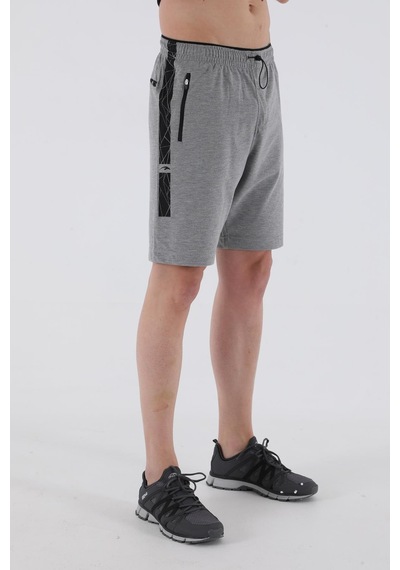 Maraton Sportswear Regular Erkek Basic Gri Melanj Şort 21042-gri Melanj Gri Melanj
