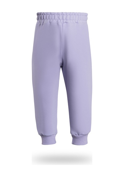 Heyadventure Kız Çocuk Cepsiz Jogger Eşofman Altı Paçası Kaşkorseli Lila