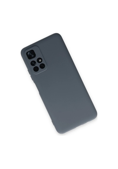 Uryport Xiaomi Redmi Note 11t Kılıf Nano İçi Kadife Silikon - Gri