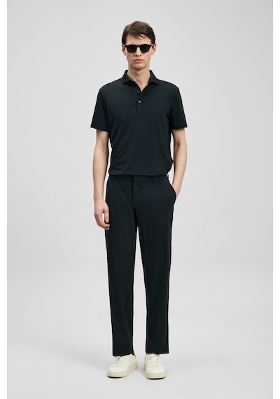 Lufian Spencer Erkek Polo Yaka T-shirt 111040240 Siyah