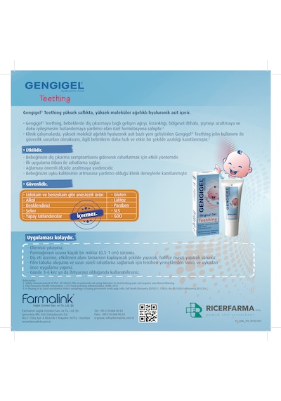 Gengigel Teething Jel Diş Çıkarma Jeli 20 Ml
