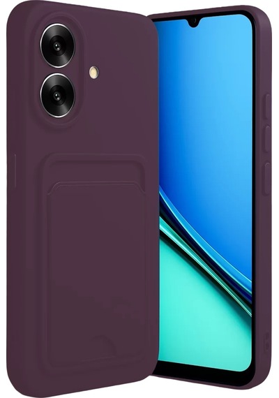 Newface Realme Note 60 Kelvin Kartvizitli Silikon - Derin Mor