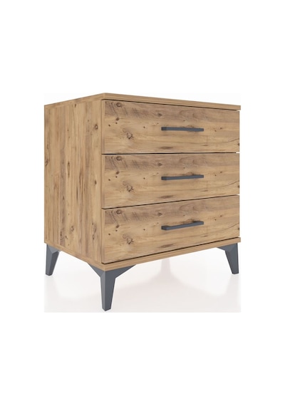 Hyperion Komodin 3 Çekmeceli 60x44x64 Çam-çam Çam