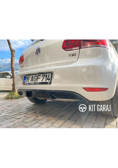 Volkswagen Golf 2009-2012 Parlak Siyah Difüzör Plastik Boyalı