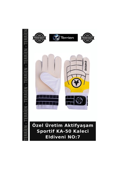 Özel Üretim Aktifyaşam Sportif Ka-50 Kaleci Eldiveni No:7 Çok Renkli