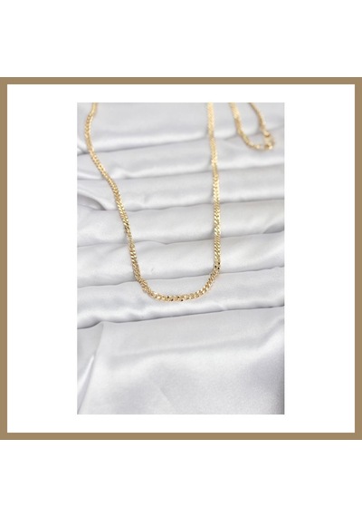 Bezos Cm 14k Gold Renk 60 Cm Zincir Kadın Kolye 22