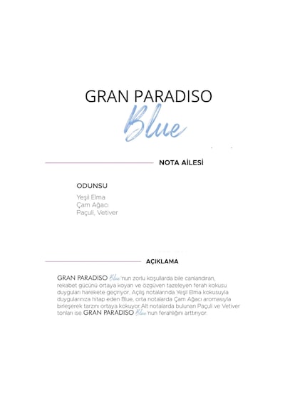 Aqua Di Polo 1987 Gran Paradiso Blue Erkek Parfüm EDP 50 ML