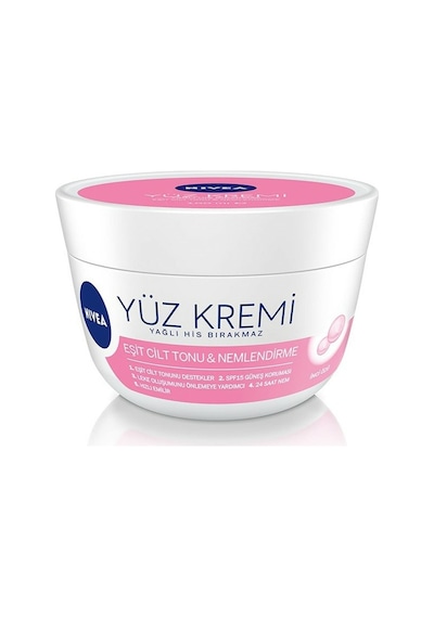 Nivea Eşit Cilt Tonu ve Nemlendirme Yüz Kremi  100 ML