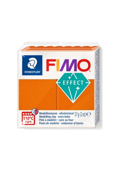 Fimo Effect Polimer Kil T41 Metallic Orange