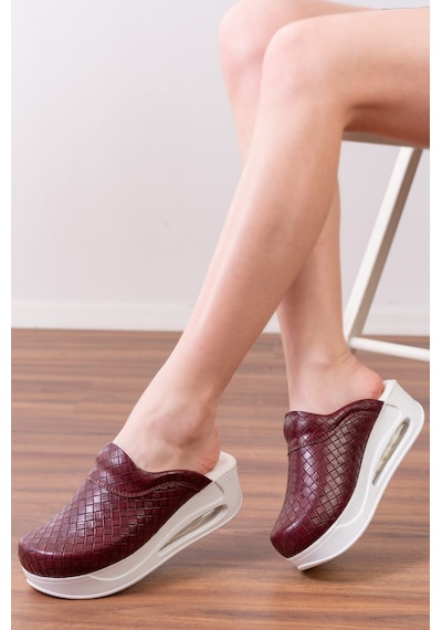 Blum Sabo Terlik Bordo Air Max Ortopedik Ve Anatomik Sabo Terlik Bordo