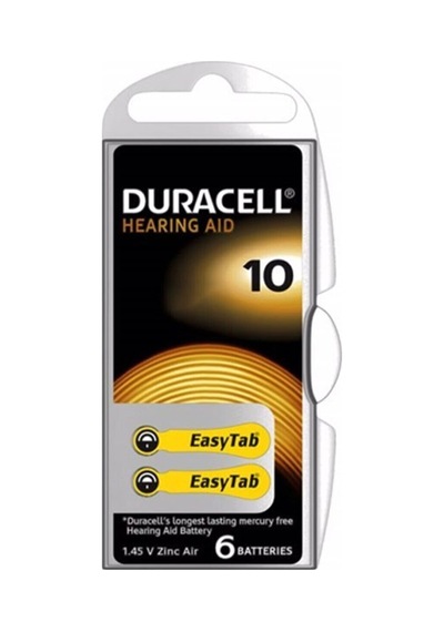 Duracell Kulaklık Işitme Cihazı Pili 6'lı Paket