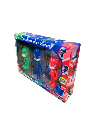 Pjmasks Karakter Figür Oyuncak Seti 3lü Pijamaskeliler Oyuncak