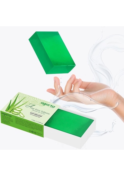 Agarta El Yapımı Doğal Sabun 150gr Aloe Vera 6 Lı Set