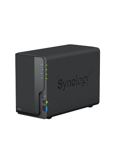 Synology DiskStation DS223 2x3.5"/2.5" Tower NAS Depolama Ünitesi