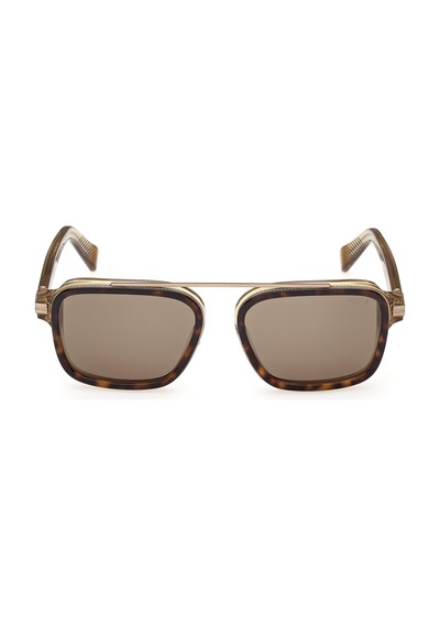 Zegna Ez0299 56n Erkek Güneş Gözlüğü Kahverengi