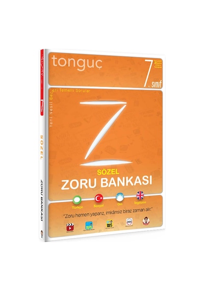 Kitapcenter-Tonguç 7.Sınıf Sözel Zoru Bankası