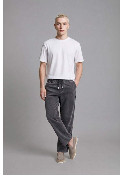 Defacto Wıde Leg Jean Pantolon H6568ax26smnm36 Antrasit-nm36