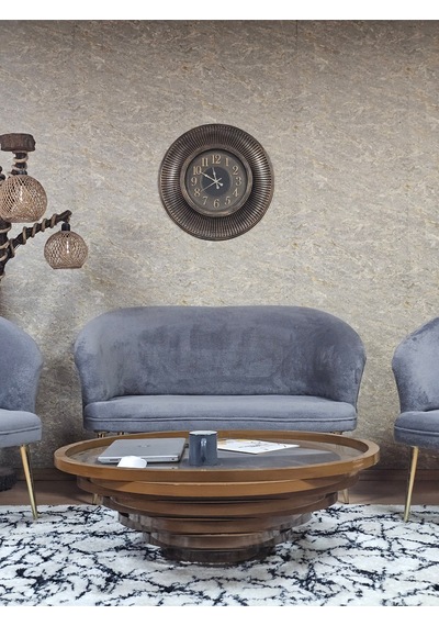 Zafir Teddy Takım Gold Kaplama Sivriltme Ayak Çay Seti Koltuk - Berjer , Balkon, Salon, Ofis Gri Zafir Teddy Takım Gold Kaplama Sivriltme Ayak Çay Seti Koltuk - Berjer , Balkon, Salon, Ofis Gri