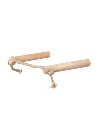 X-perk Ağaç İpli Kuş Tüneği Jüt Halatlı Tünek 2 Li Set Boy 15 Cm Çap 20 Mm