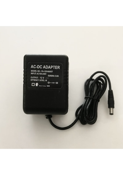 12V Trafolu Adaptör 12 Volt Adaptör Trafolu Standart 5.5X2.1 Jack
