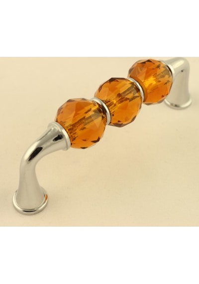 Gürçayhırdavat Gürcay Hırdavat Çekmece Kulpu Kristal 96Mm Kahve