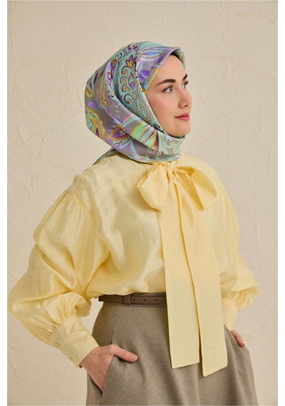 Silk Home Twill İpek Eşarp 11504-07 Mor