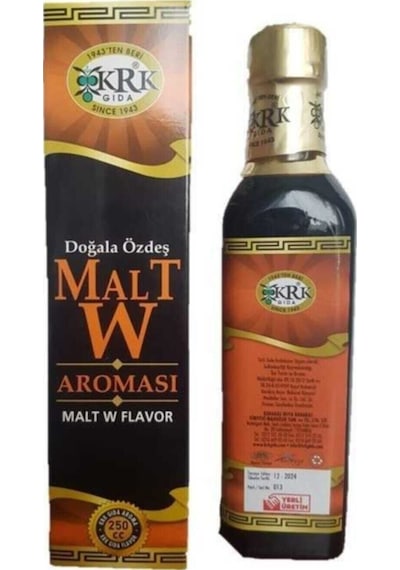 Malt Aroması 250 Ml Meşe Aroması Malt W Aroma Cam Şişe 250 Cc