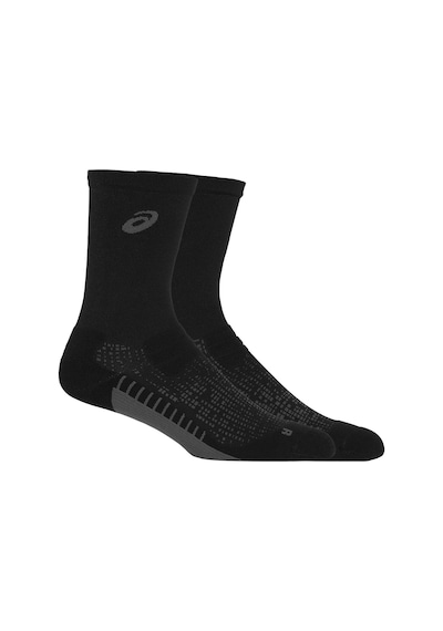 Asics Performance Run Sock Crew Unisex Black Koşu Çorabı 3013b002-001 Siyah