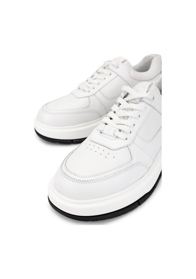 Tamer Tanca Erkek Hakiki Deri Beyaz Sneakers & Spor Ayakkabı 298 3228-2605 Erk Ayk Sk25-26 Beyaz Beyaz