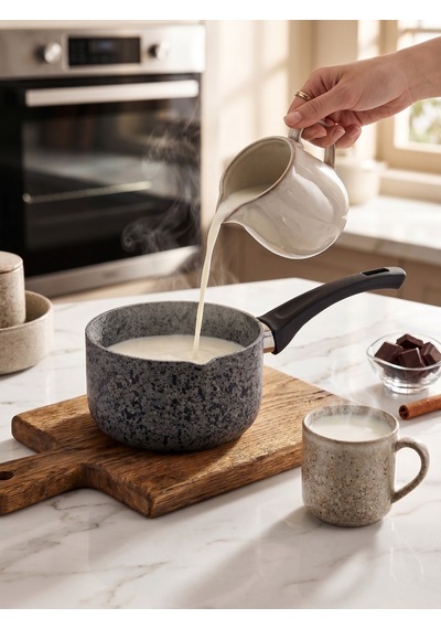 Silver Stone Ultra Güçlü Granit Sütlük Sosluk Gri - Siyah