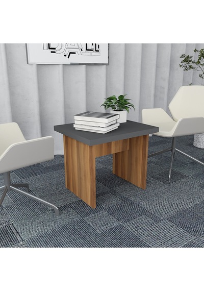 Asil 3'lü Ofis Takımı  Model 9 Ceviz Füme