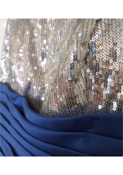 Fashion Cocktail Payetli Straples Kalın Saten Kumaş Tafta Düğün Davet Abiye Elbise Mavi Mavi Fashion Cocktail Payetli Straples Kalın Saten Kumaş Tafta Düğün Davet Abiye Elbise Mavi Mavi